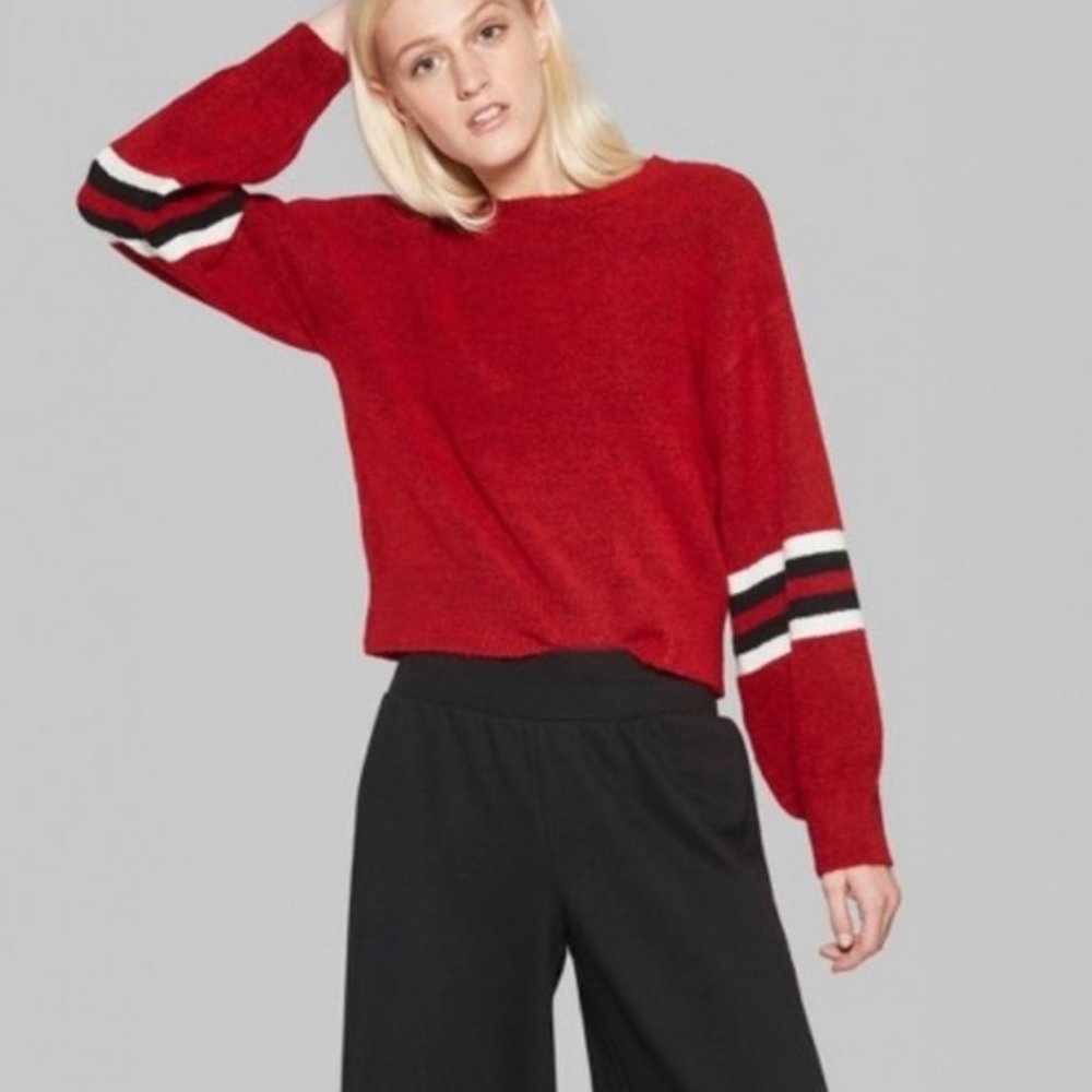 Bell sleeve sweater